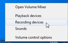 select audio recording devices select audio recording devices