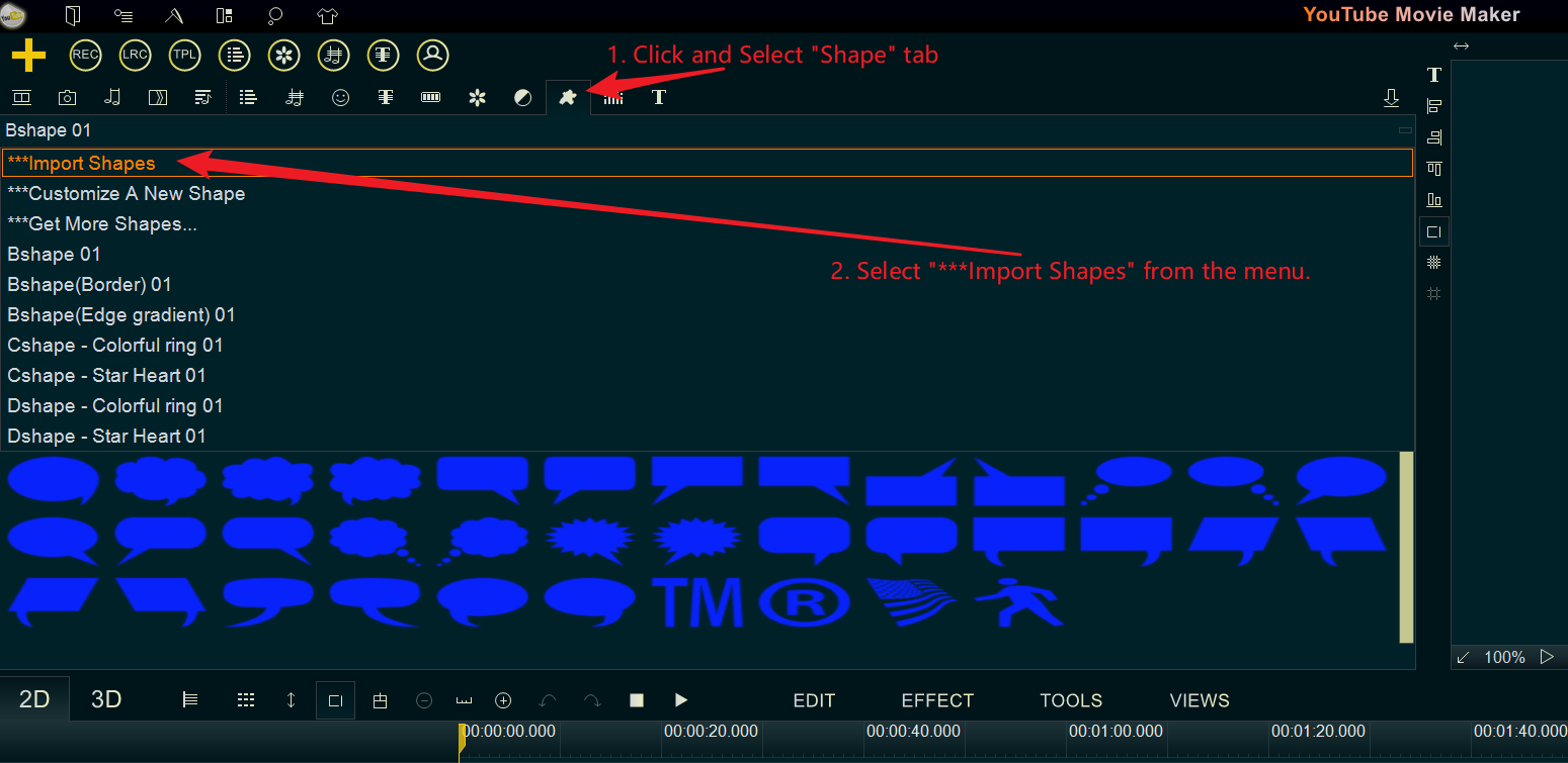 import video shape import video shape